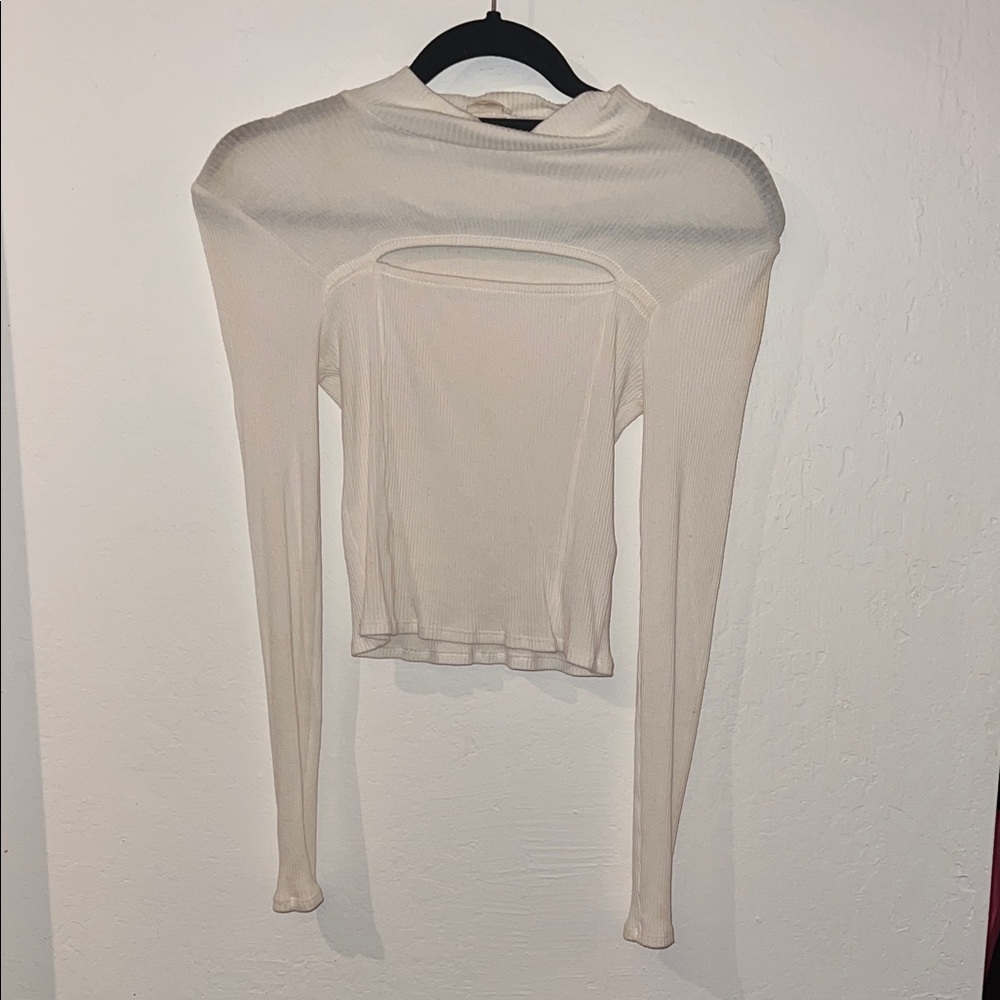 Urban Outfitters Cream Crop Top